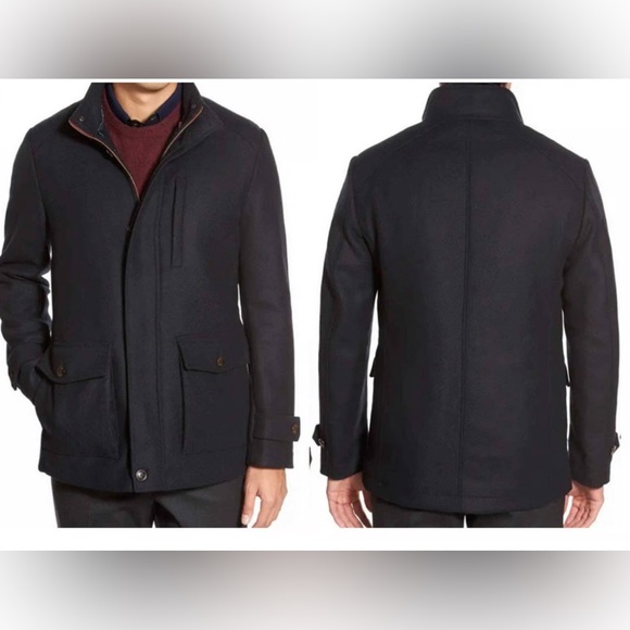 Ted Baker London Other - Ted Baker Men’s Bartley Wool Fur Collar Coat